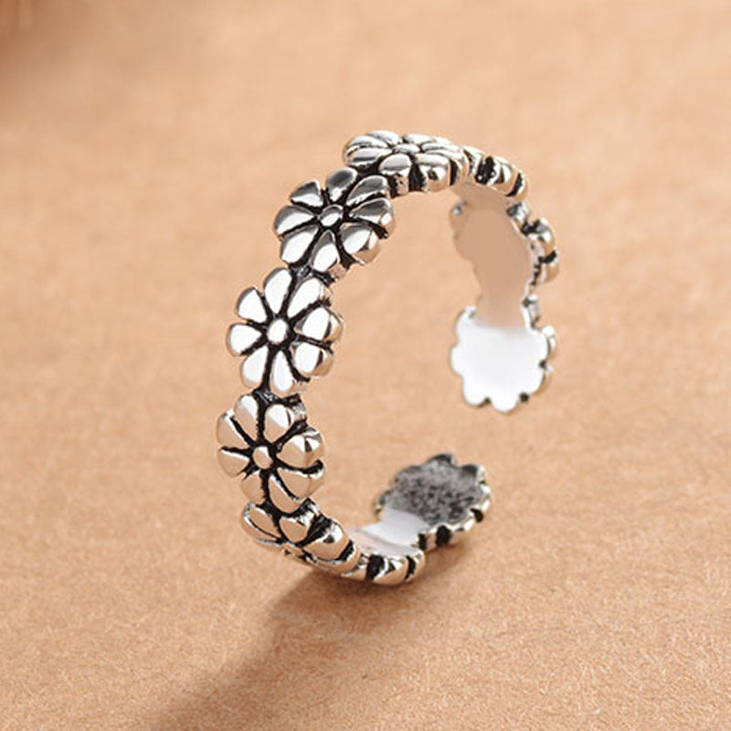 Cool Daisy Flower Vintage Fashion Jewelry Rings