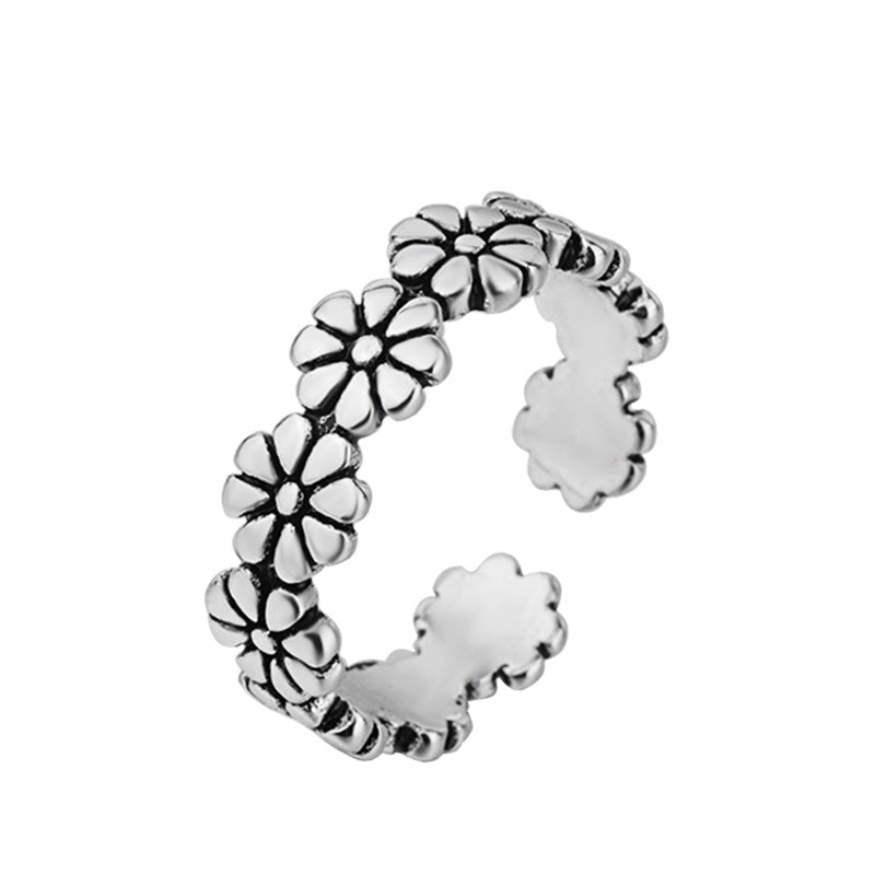 Cool Daisy Flower Vintage Fashion Jewelry Rings