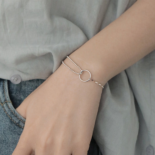 Damen-Armbänder mit geometrischem Muster für schlichtes Persönlichkeitsdesign