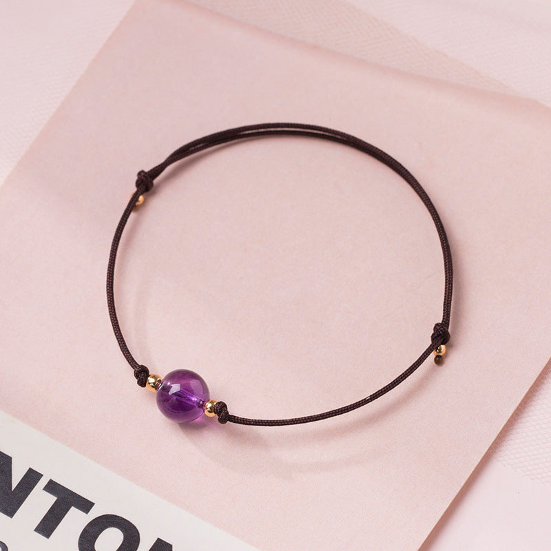 Bracelets faits à la main de style Mori pour petites amies simples à quartz pour femmes