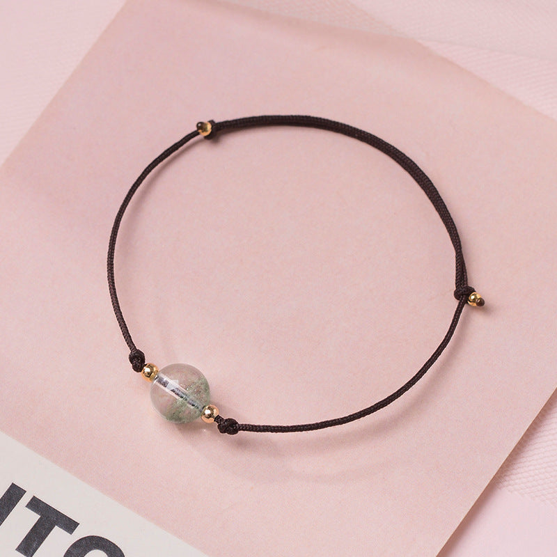 Bracelets faits à la main de style Mori pour petites amies simples à quartz pour femmes