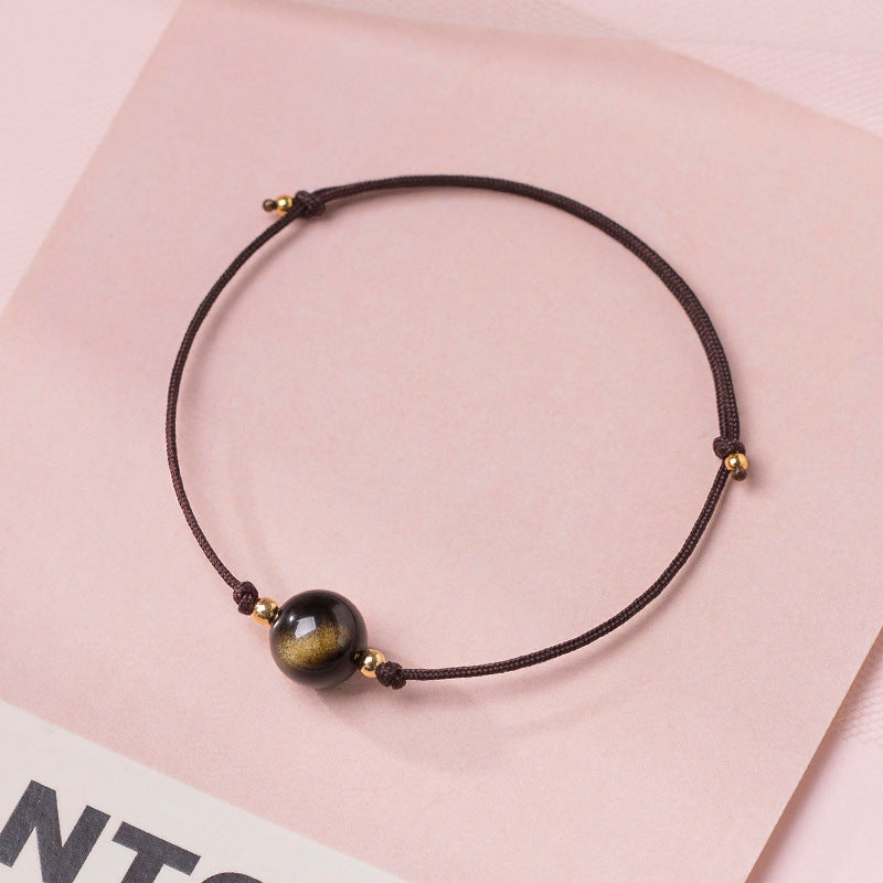 Bracelets faits à la main de style Mori pour petites amies simples à quartz pour femmes