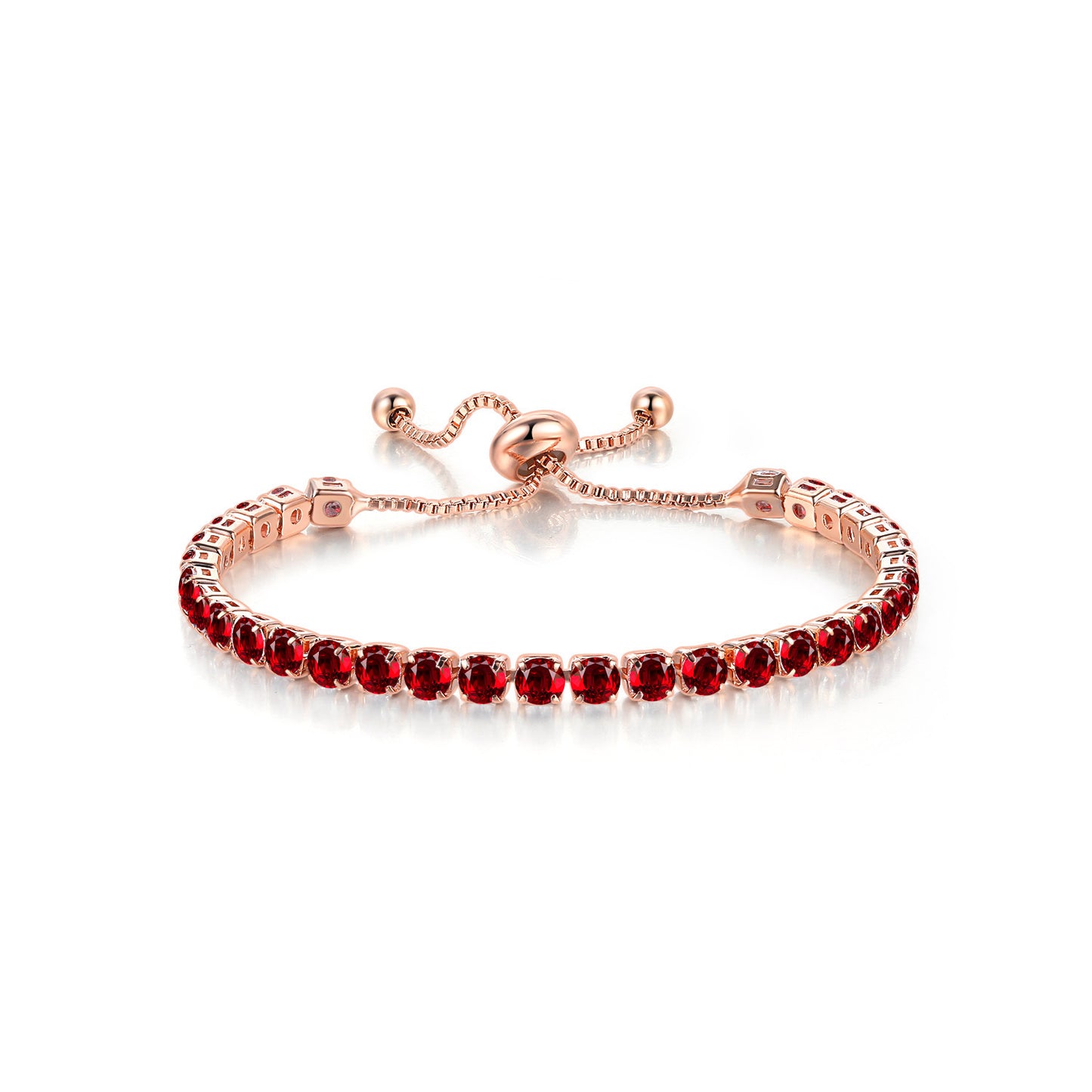Unique Women's Single-row Diamond Adjustable Crystal Bracelet