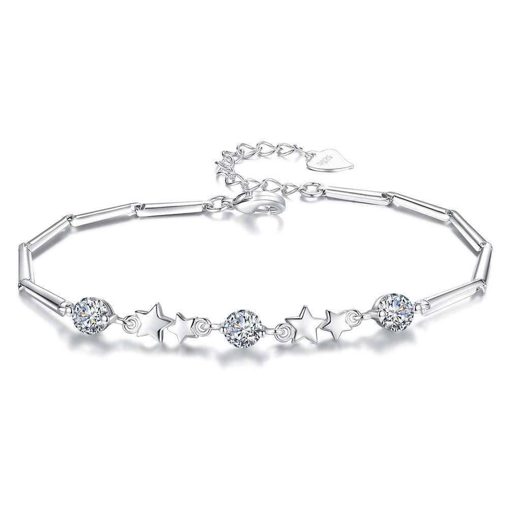 Schlichte Persönlichkeit, elegante Pentagramm-Handschmuck-Armbänder