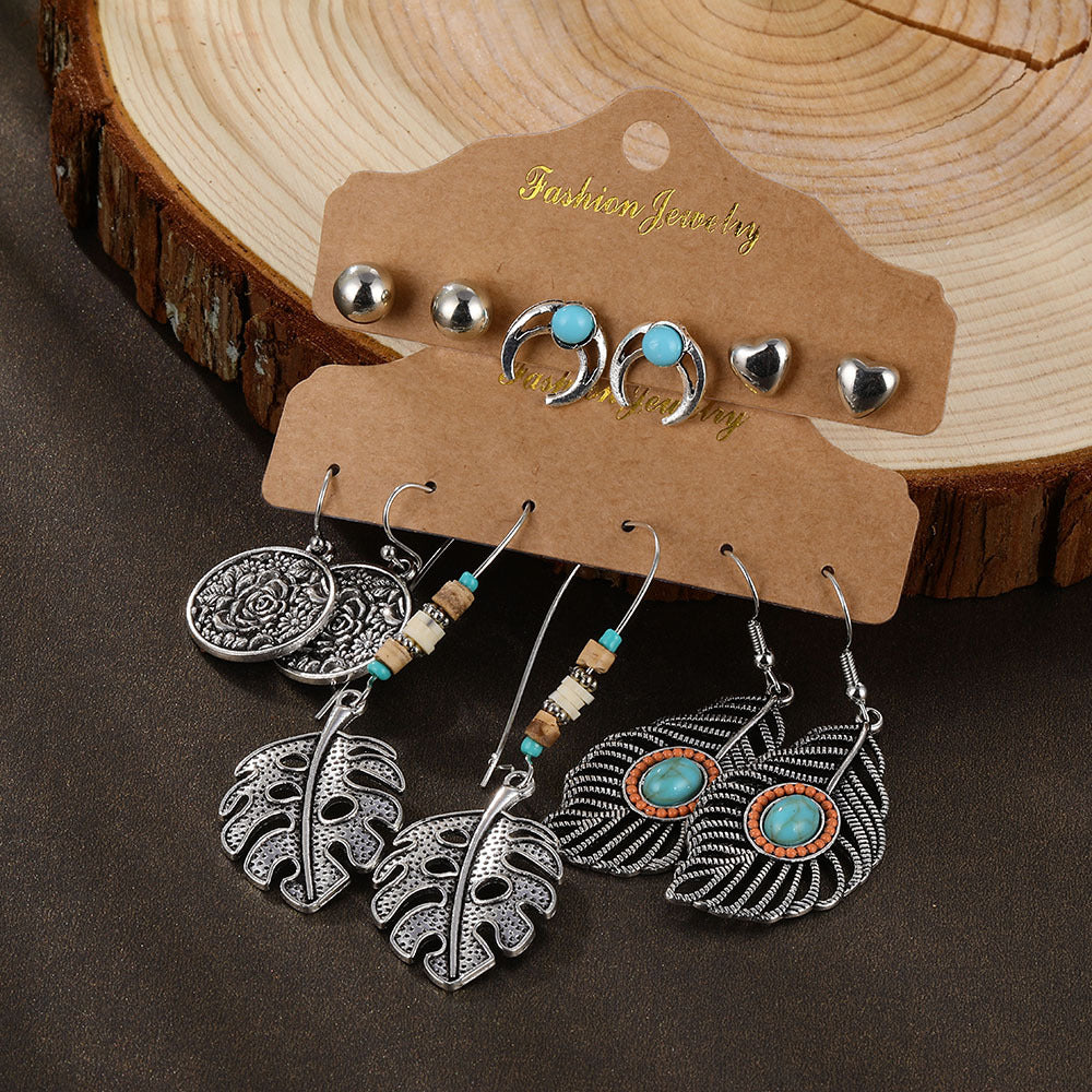 Unique Set Of Suit Bohemian Female Earrings