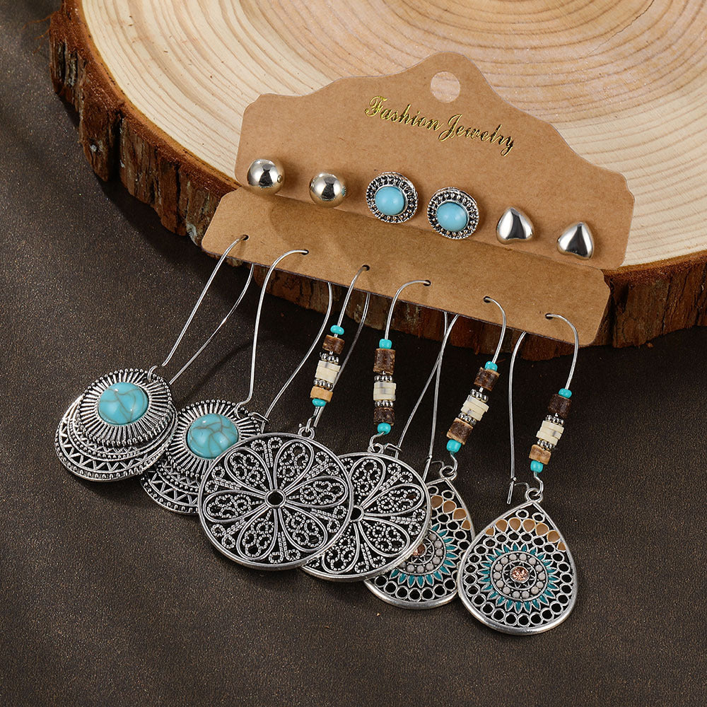 Unique Set Of Suit Bohemian Female Earrings