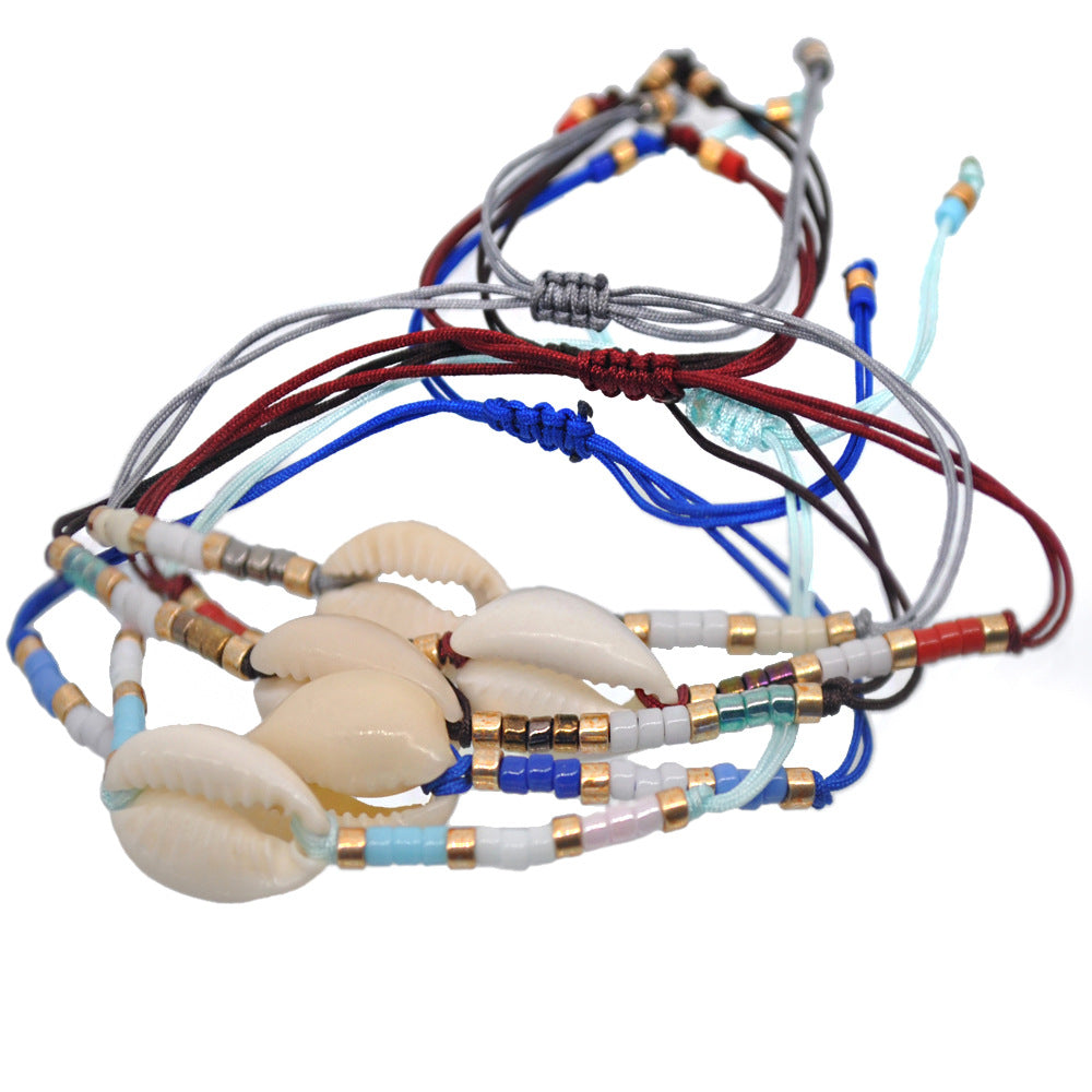 Rope Colorful Bohemian Shell Bead Beach Bracelets