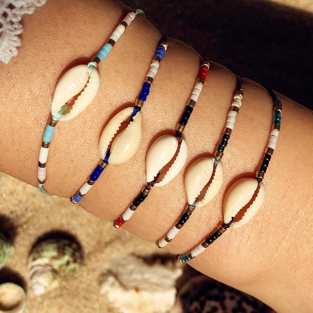 Rope Colorful Bohemian Shell Bead Beach Bracelets