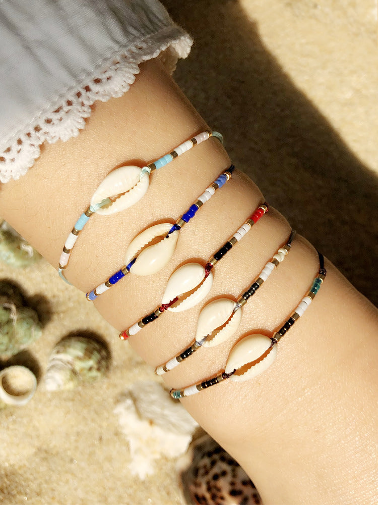 Rope Colorful Bohemian Shell Bead Beach Bracelets