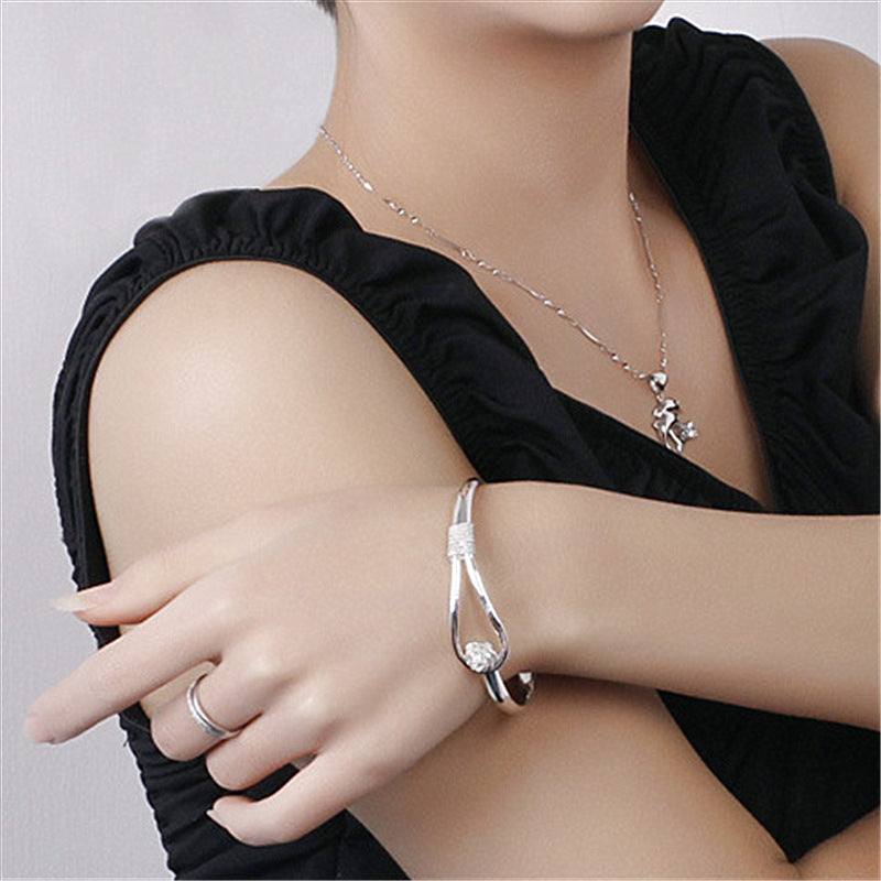 Romantic Cherry Blossoms Rose Fashion Flower Bracelet