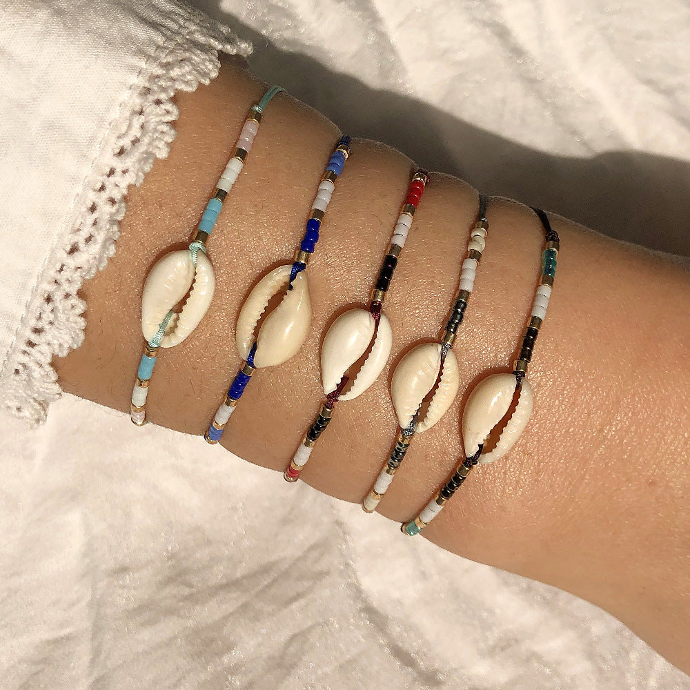 Rope Colorful Bohemian Shell Bead Beach Bracelets