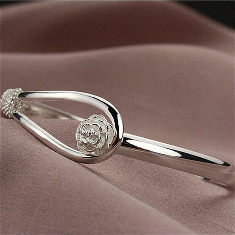 Romantic Cherry Blossoms Rose Fashion Flower Bracelet