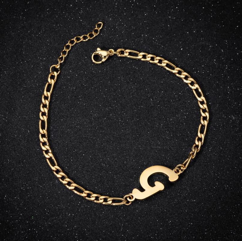 Pendant Fashion English Letter Couple Female Bracelets