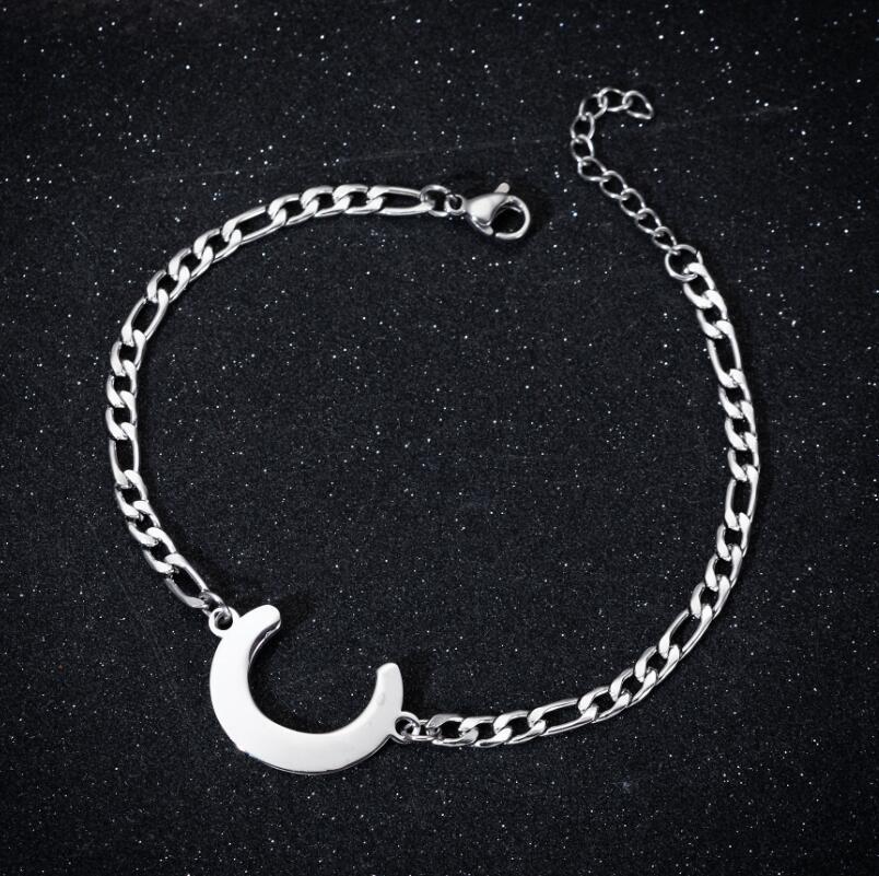 Pendentif mode lettre anglaise Couple Bracelets féminins