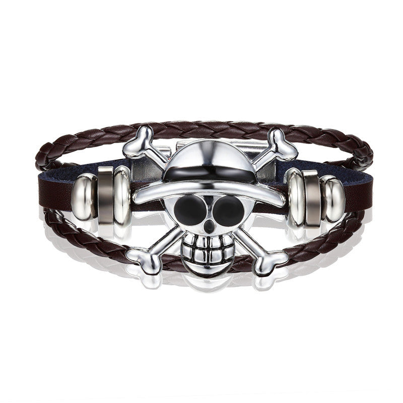 Korea Punk Skull Atmospheric One Piece Bracelets