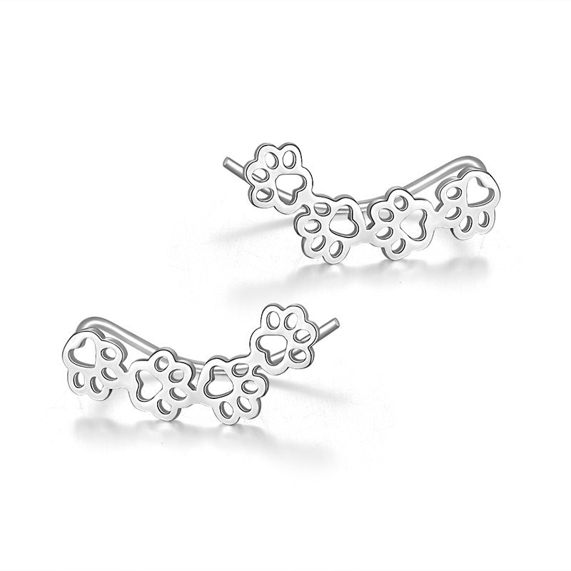 Cat Female Minimalist Style Graceful Daily Earrings