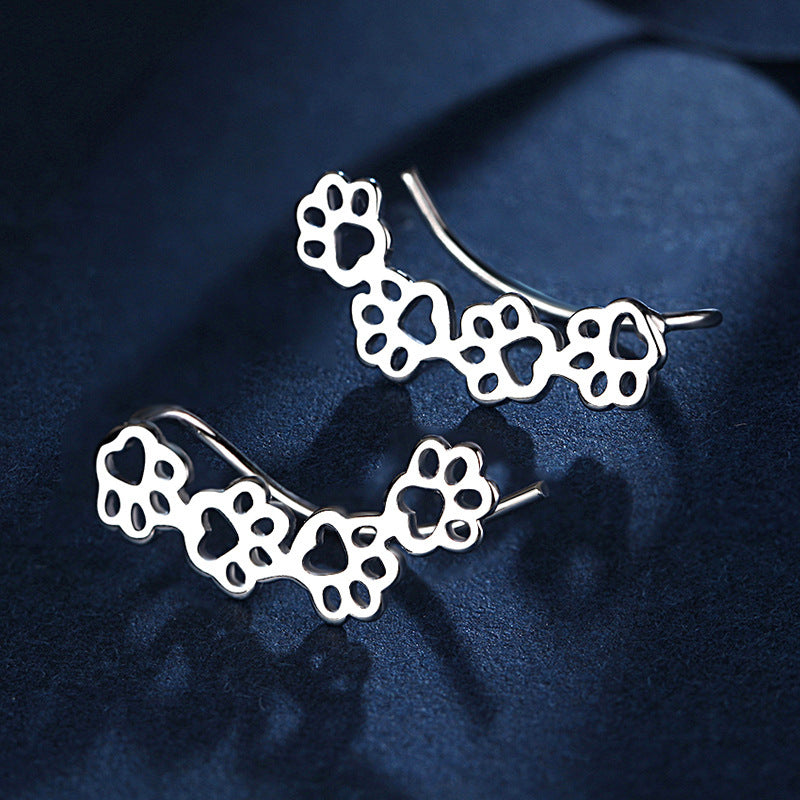 Cat Female Minimalist Style Graceful Daily Earrings
