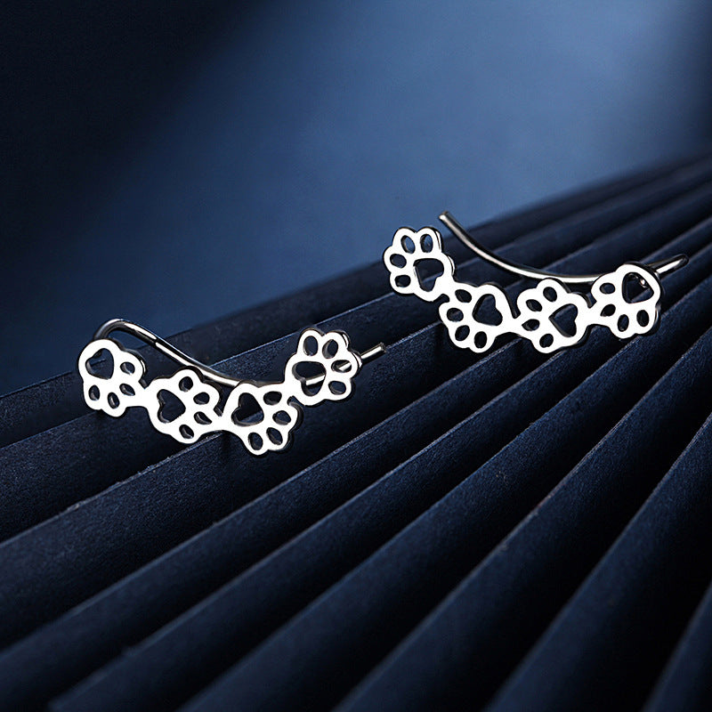 Cat Female Minimalist Style Graceful Daily Earrings