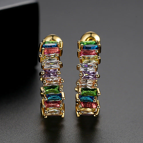 Colorful Fashion Korean Style Personalized Sweet Earrings