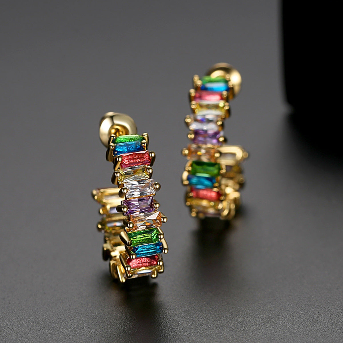 Colorful Fashion Korean Style Personalized Sweet Earrings