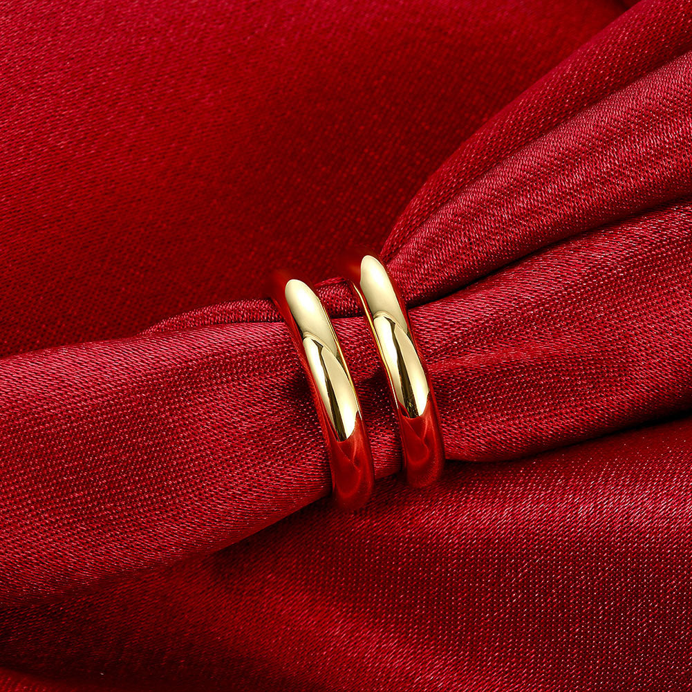 Innovative Women's Open Fashion Gold Line Rings