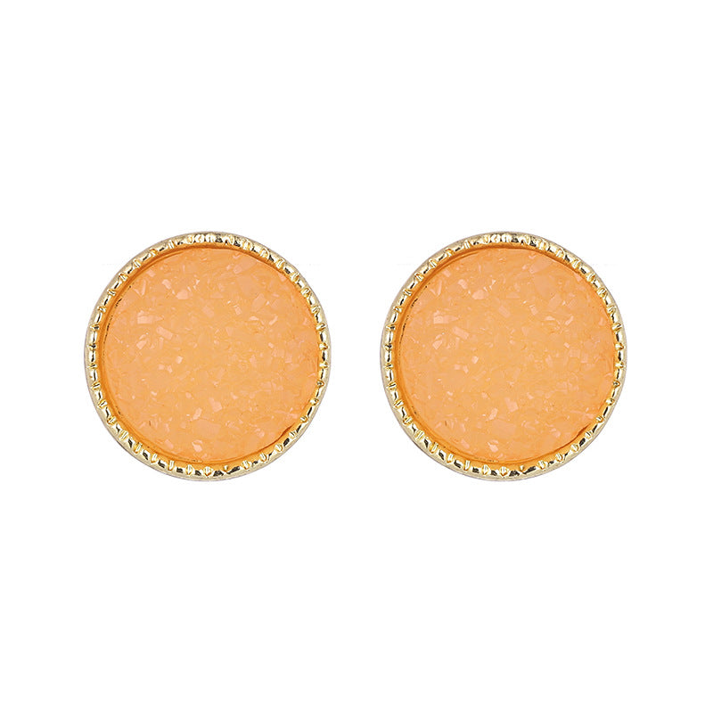 Simple Resin Crystal Tooth Fashion Geometric Earrings
