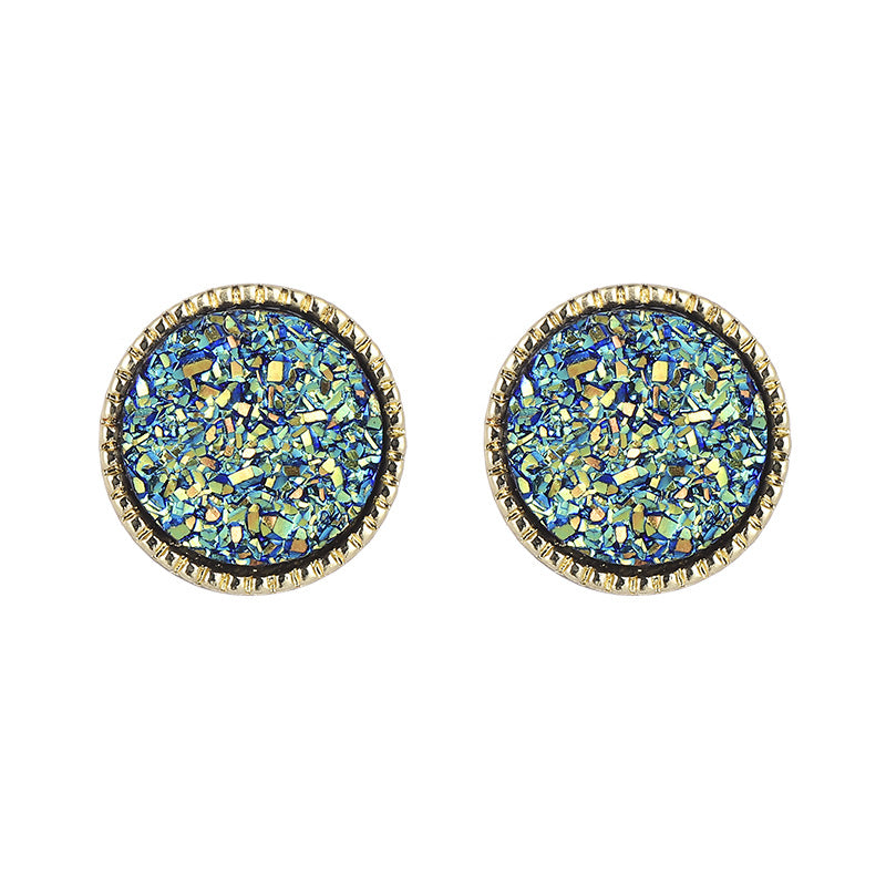 Simple Resin Crystal Tooth Fashion Geometric Earrings