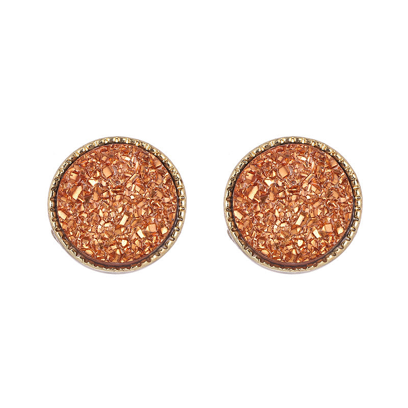 Simple Resin Crystal Tooth Fashion Geometric Earrings