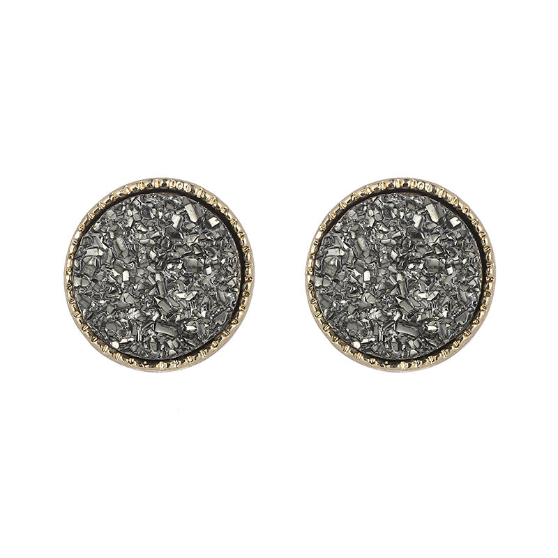 Simple Resin Crystal Tooth Fashion Geometric Earrings