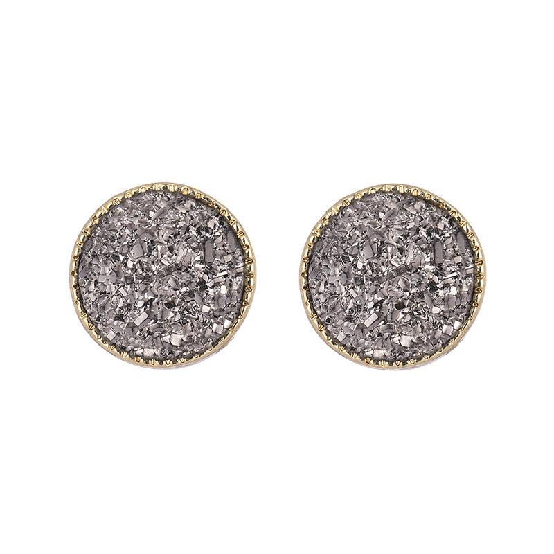 Simple Resin Crystal Tooth Fashion Geometric Earrings