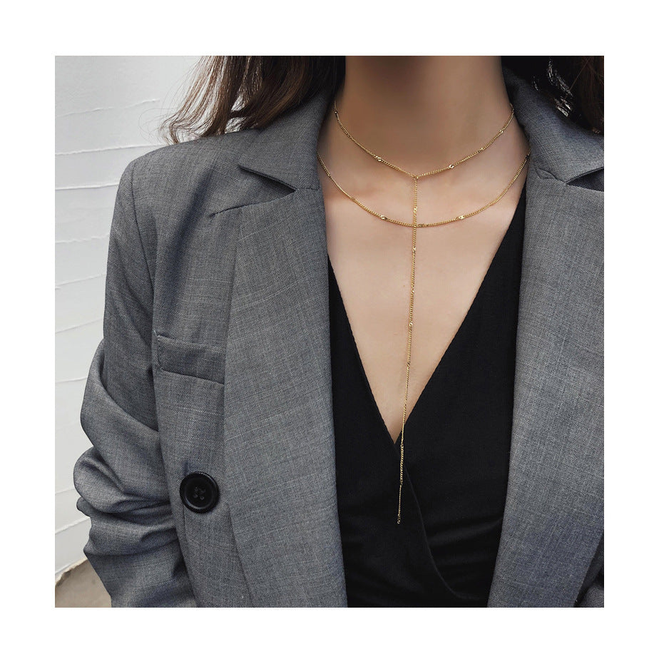 Women's For Graceful Personality Clavicle Chain Simple Necklaces