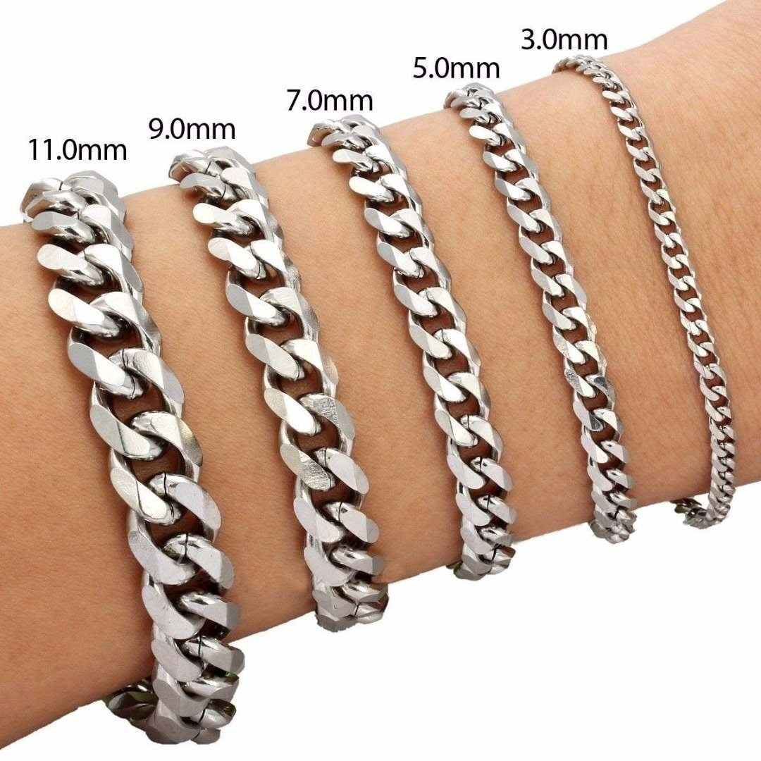 Fashion Personality Six-sided Grinding Cuban Ornament Bracelets