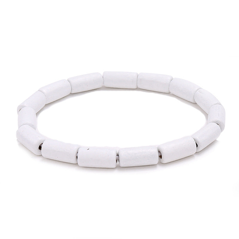 Personalized Simple Beaded Single Circle Prayer Bracelets