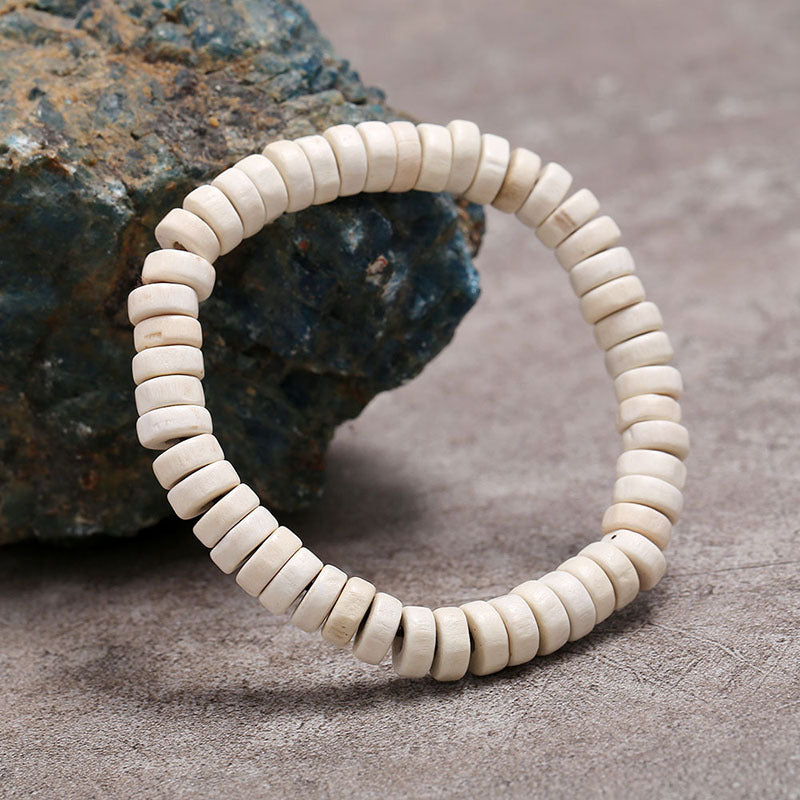 Single Circle Prayer Beads Wooden Bead Bracelets