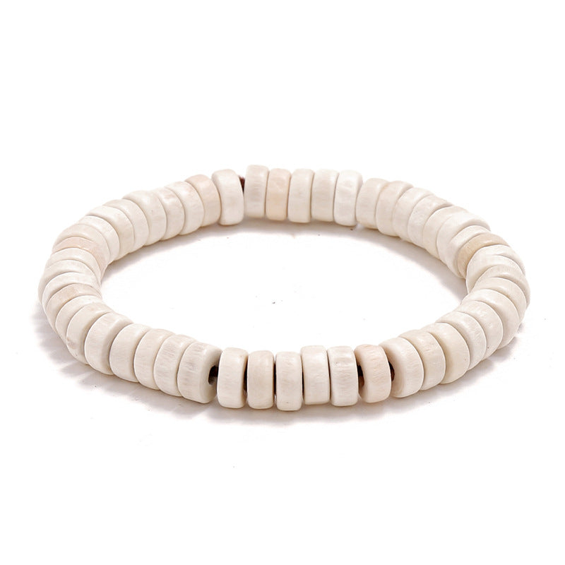 Single Circle Prayer Beads Wooden Bead Bracelets