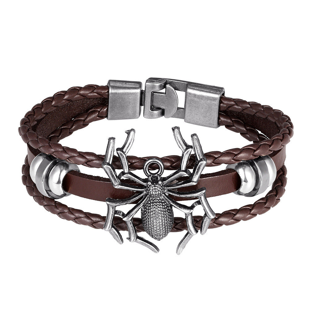 Into Spider Punk Paar Armbänder mit Schnallen