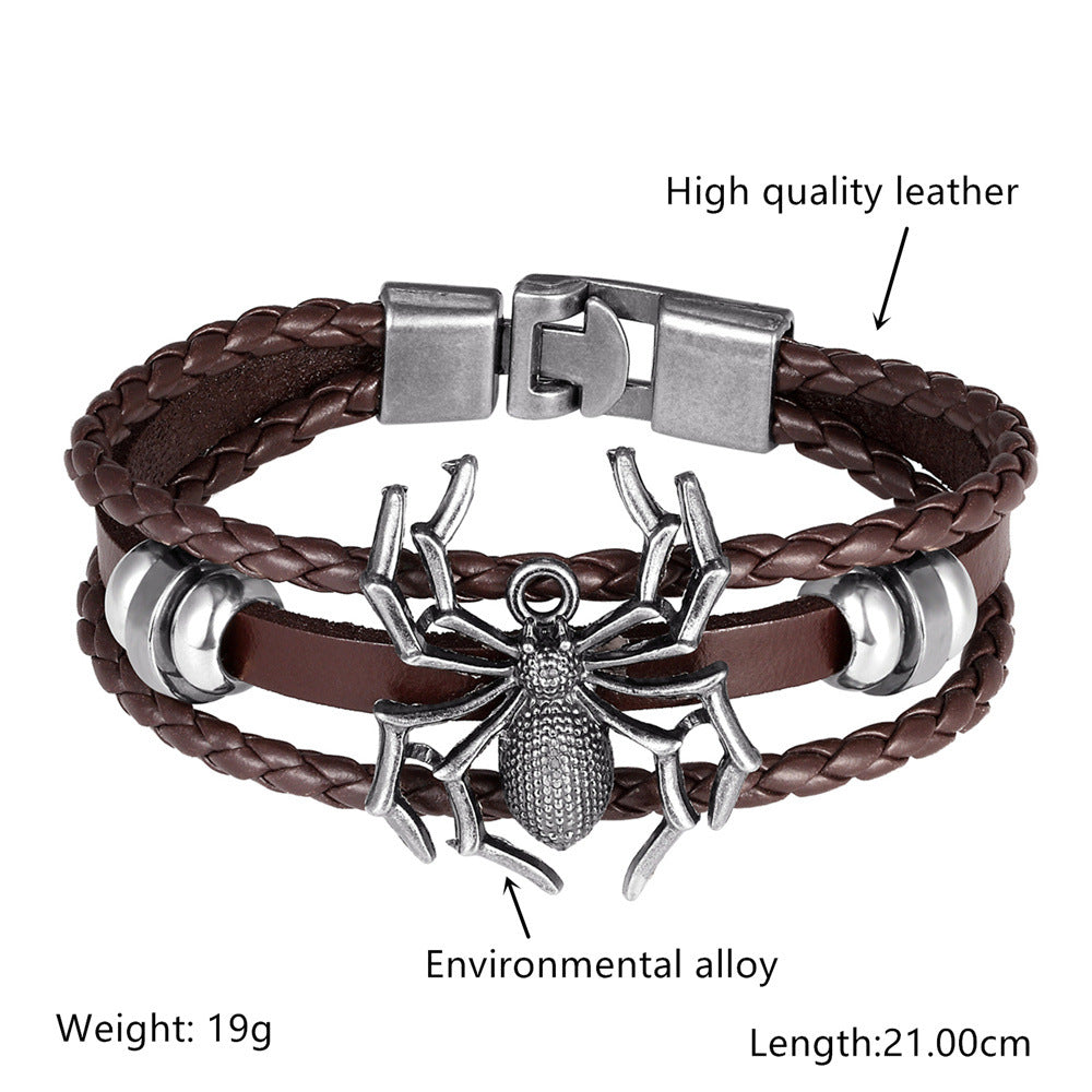 Into Spider Punk Pair Of Buckles Bracelets