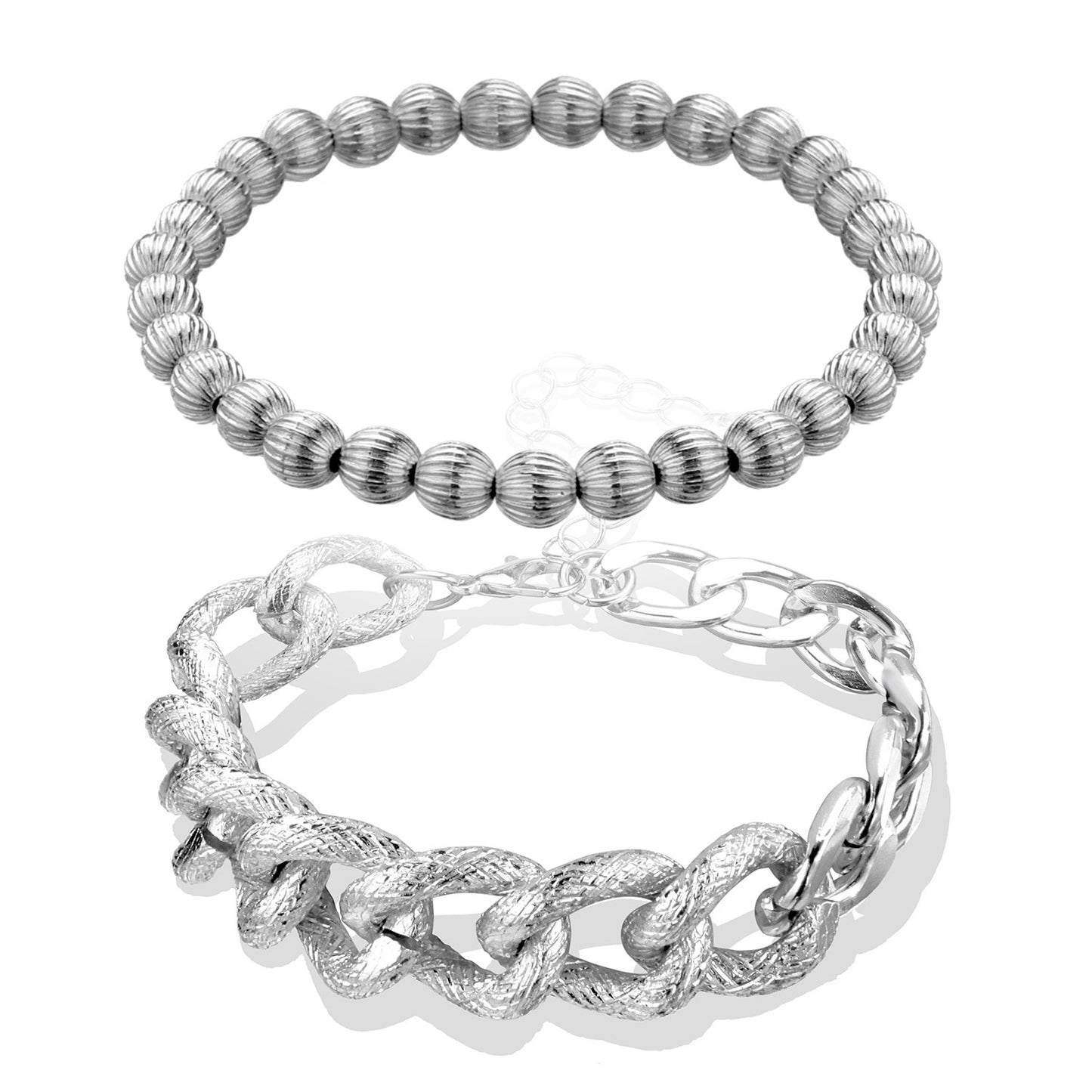 Ornament Fashion Geometry Pattern Aluminum Alloy Bracelets