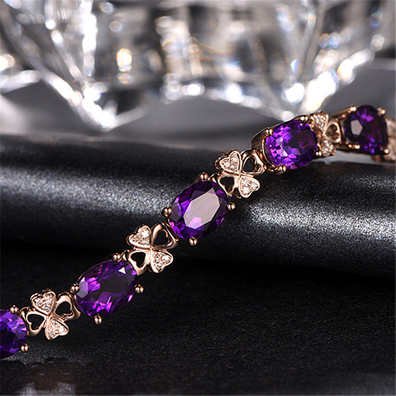 Fashionable Elegant Rose Gold Plated Luxury Bracelets