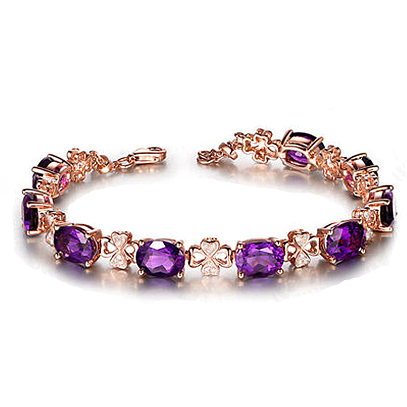 Fashionable Elegant Rose Gold Plated Luxury Bracelets