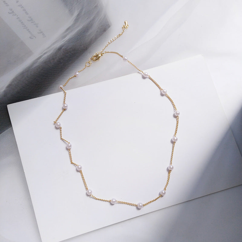 Beautiful Niche Style Summer Clavicle Chain Necklaces