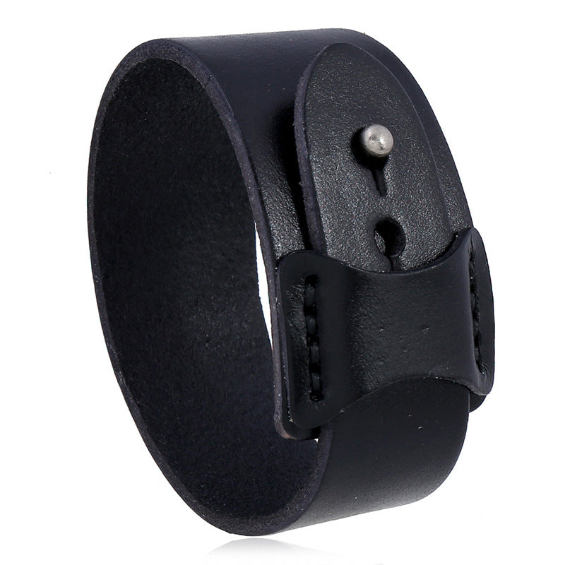 Men's Ornament Retro Simple Cattle Leather Bracelets