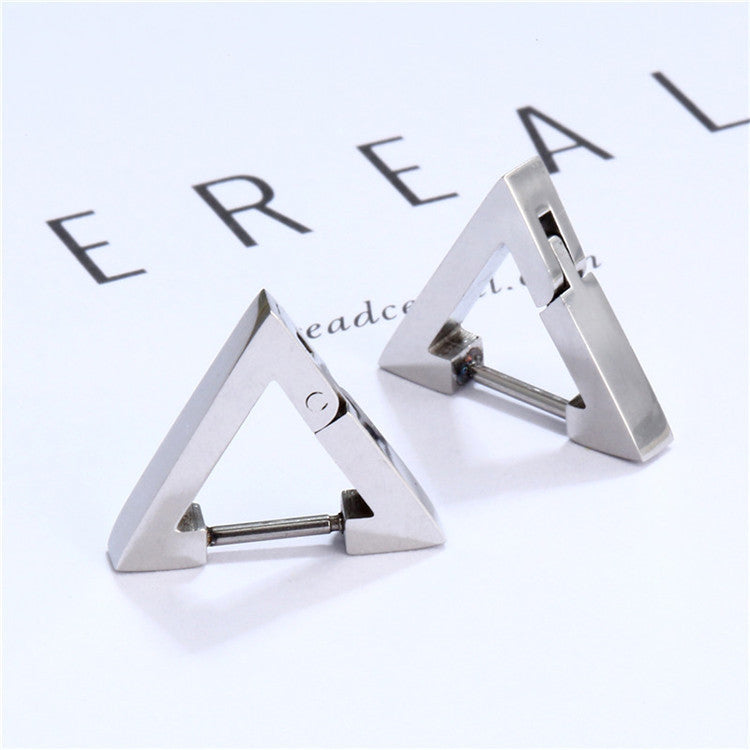 Stainless Steel Body Puncture Triangle Clip Hand Ear Buckle