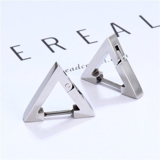 Stainless Steel Body Puncture Triangle Clip Hand Ear Buckle