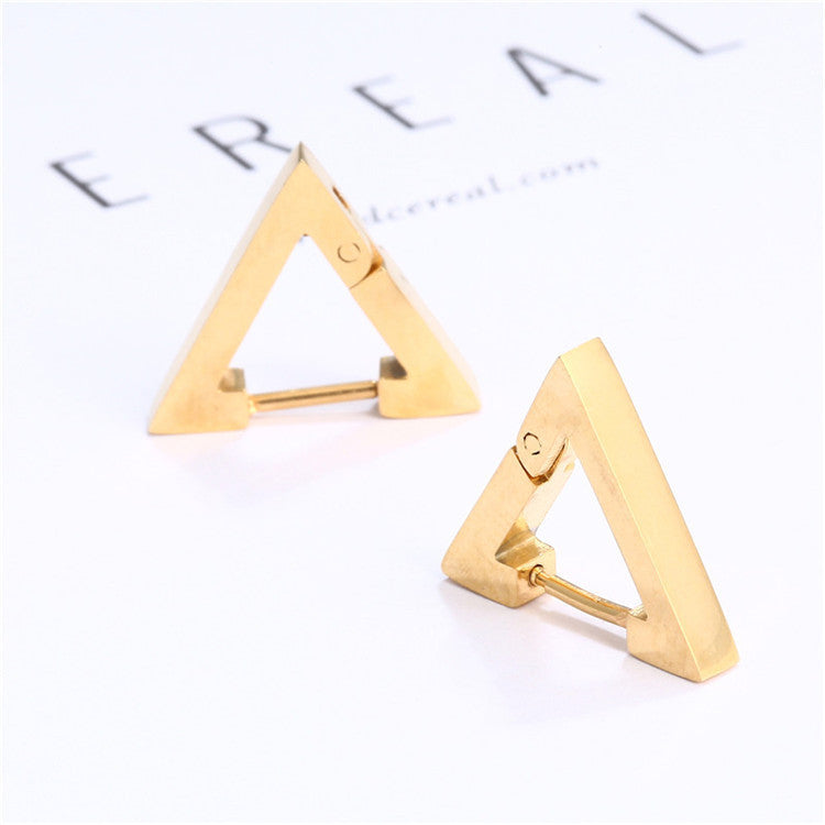 Stainless Steel Body Puncture Triangle Clip Hand Ear Buckle