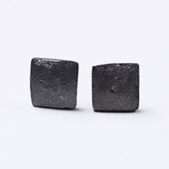 Sier Geometric Square Trendy Unique Design Earrings