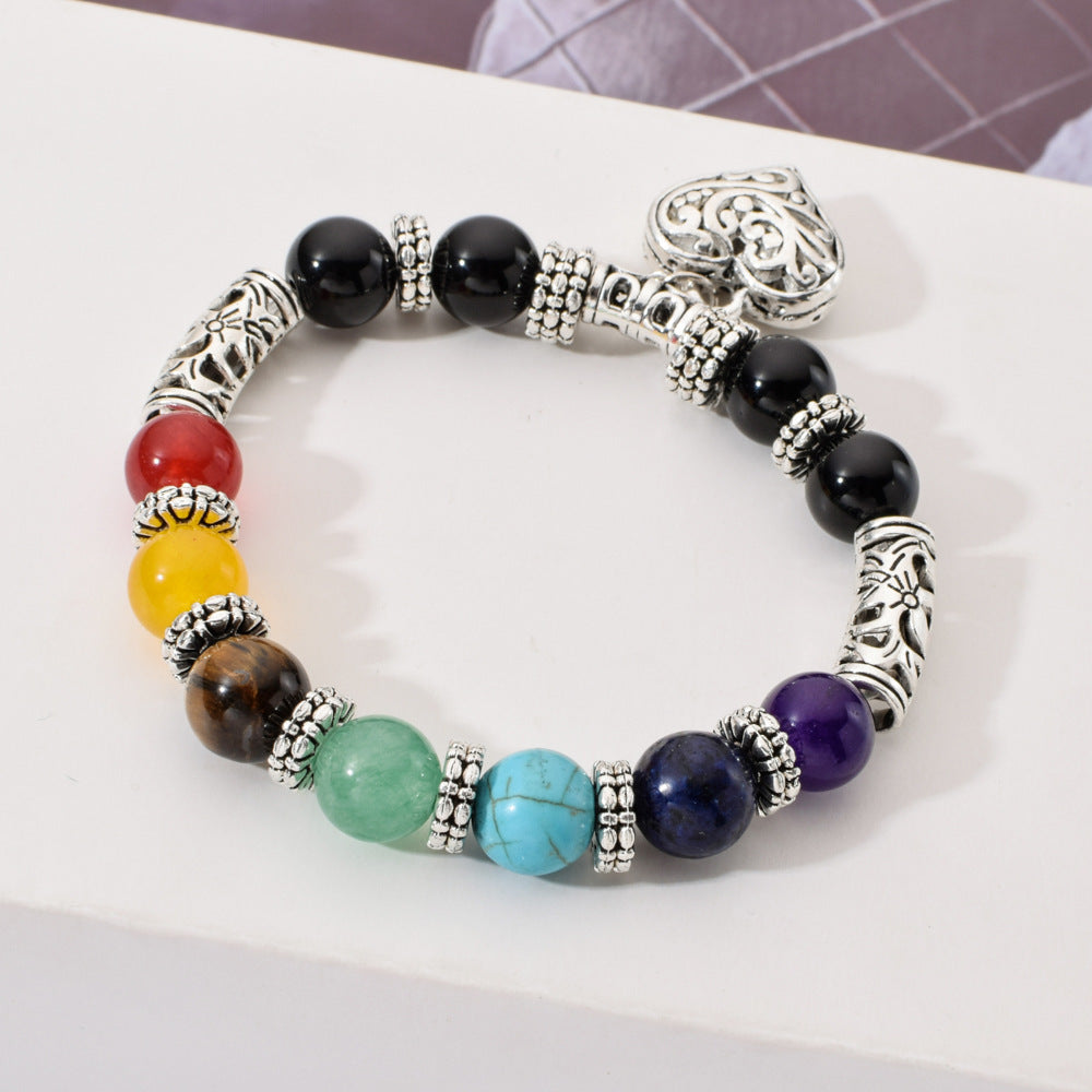 Yoga Energy Heart-shaped Single Layer Wisdom Bracelets