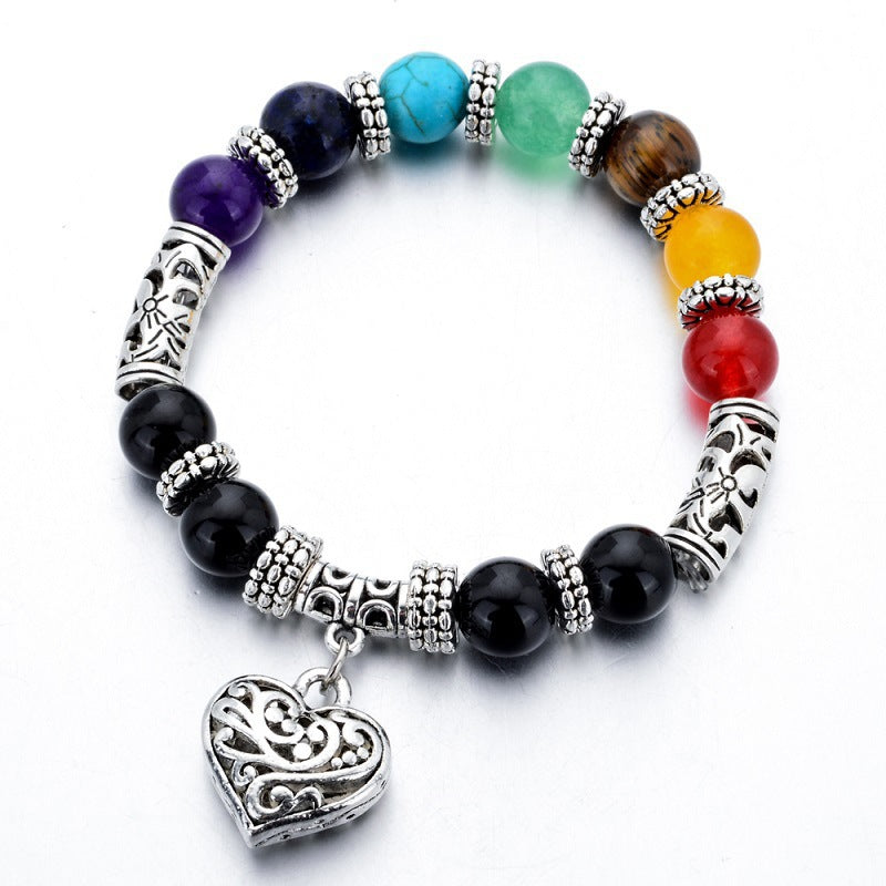 Yoga Energy Heart-shaped Single Layer Wisdom Bracelets