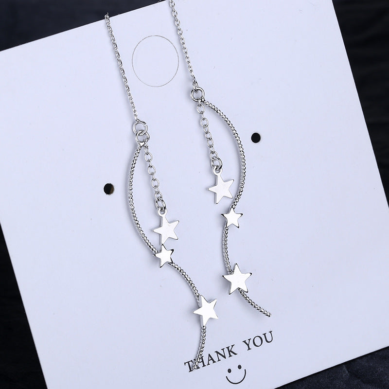 Female Temperament Face Slimming Niche Design Earrings