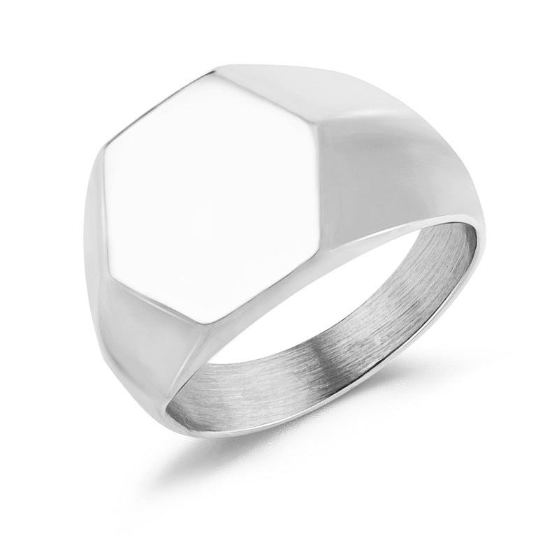 Men's Trendy Stainless Steel Thumb Fashion Titanium Rings